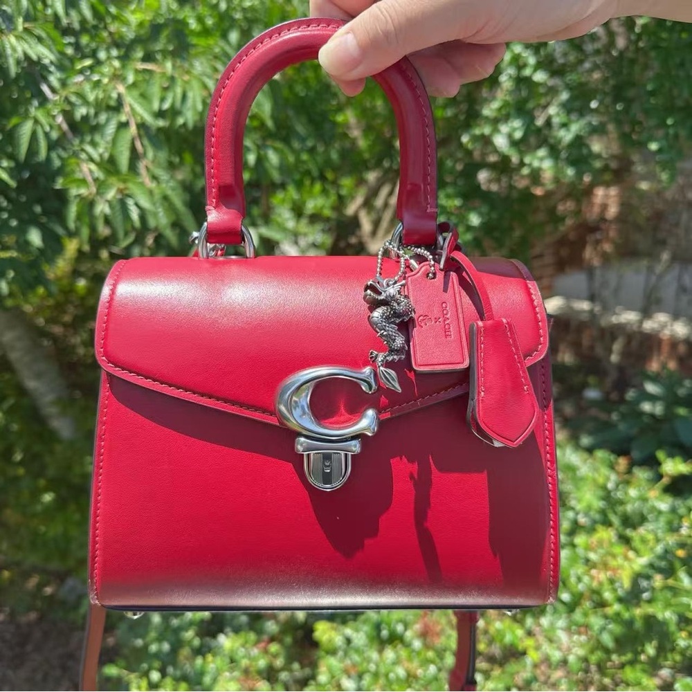 NWT Coach Sammy Top Handle Bag 21 With Dragon CQ002